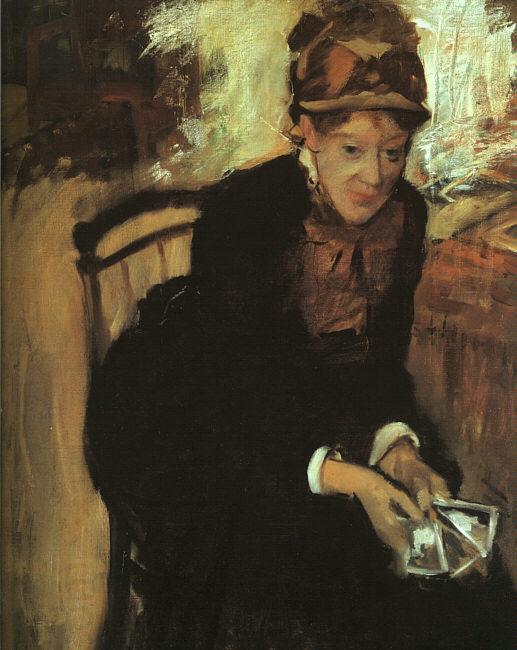 Edgar Degas Portrait of Mary Cassatt China oil painting art